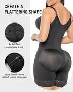 Tummy Control Butt Lifter Shaper with Zipper Crotch Fajas Colombianas  GEMMACHIC