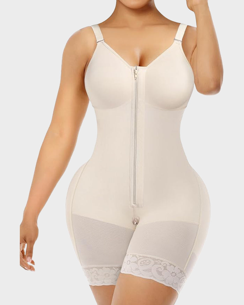 Tummy Control Butt Lifter Shaper with Zipper Crotch Fajas Colombianas  GEMMACHIC
