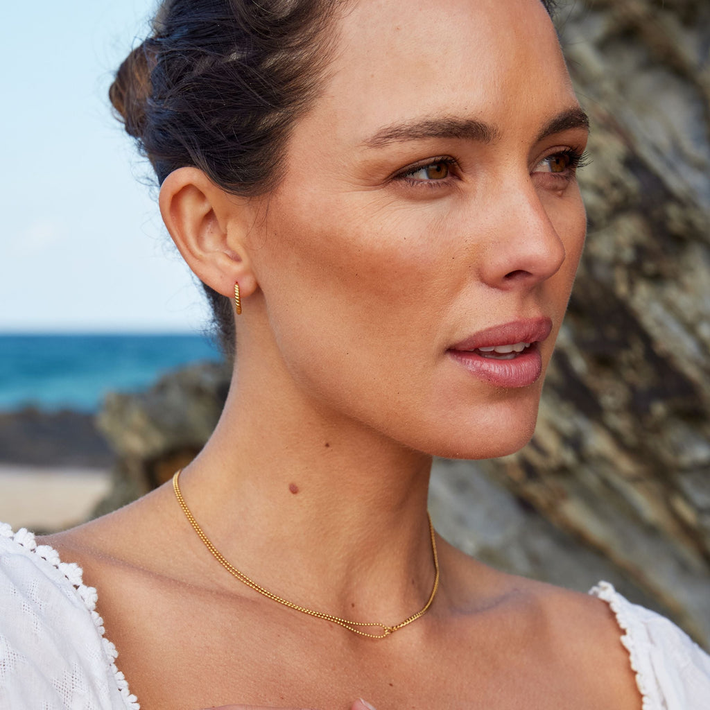 Twisted Hoops Earrings  GEMMACHIC