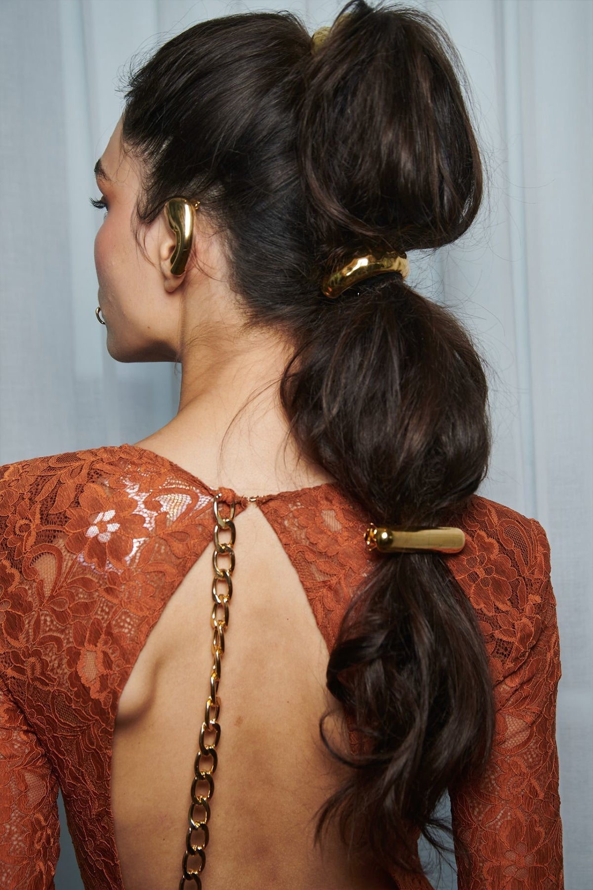 Glossy Bar Barrette  GEMMACHIC