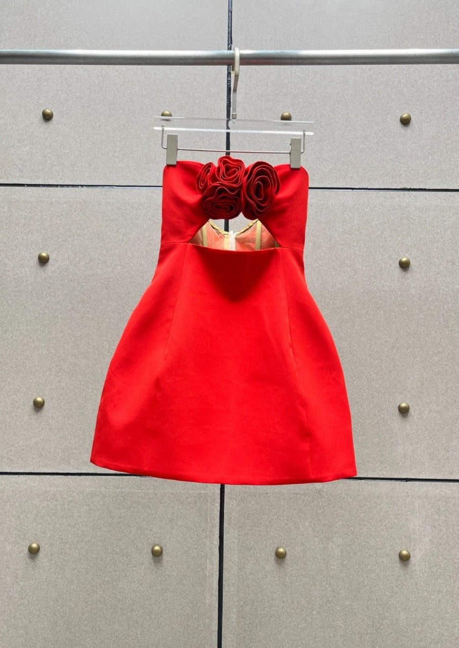 Valencia Dress - Red  GEMMACHIC
