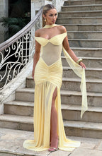 Alaia Maxi Dress - Lemon