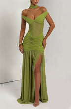 Alaia Maxi Dress - Olive