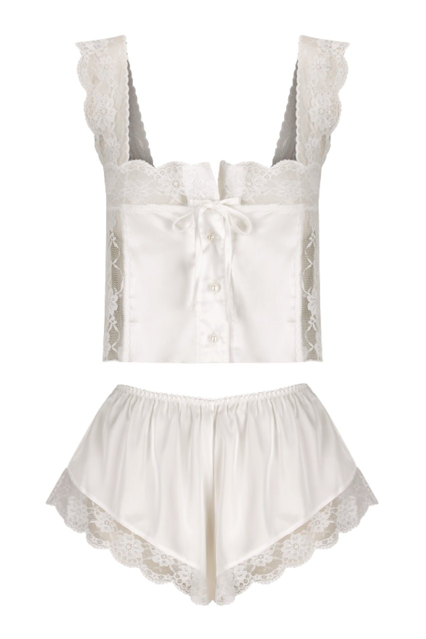 Cindy Short Set Ivory  GEMMACHIC