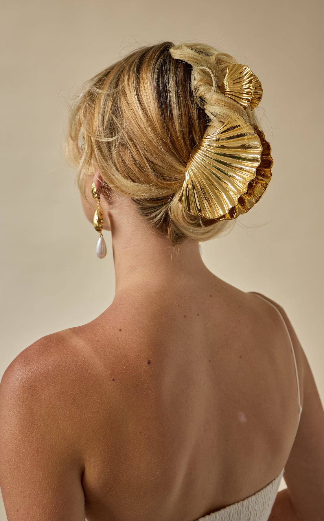 Glossy Shell Mini Claw Clip-Claw Clip