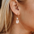 Cowrie Earrings  GEMMACHIC