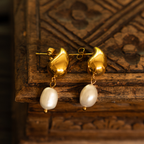 Teardrop Pearl Earrings  GEMMACHIC