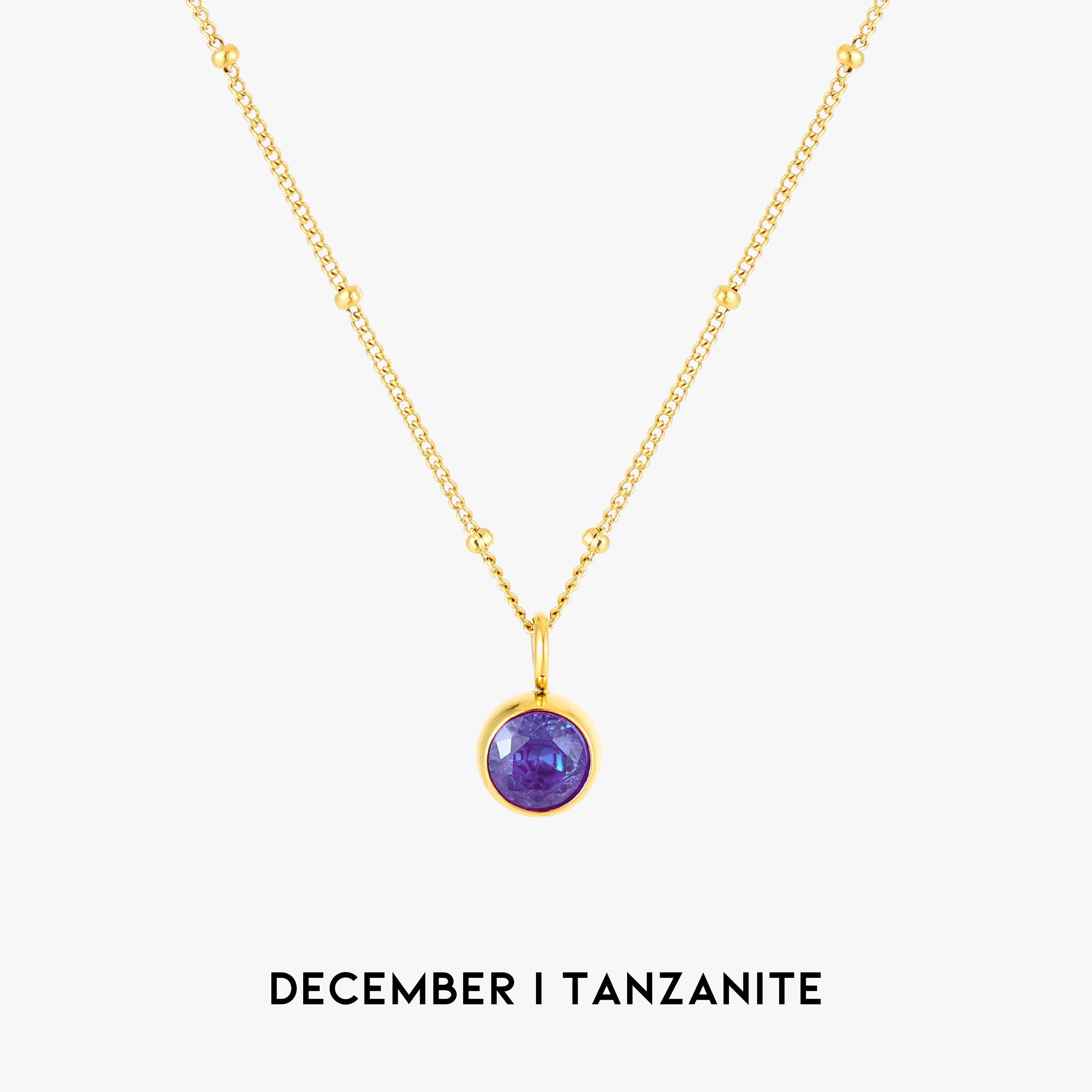 Birthstone Necklace  GEMMACHIC