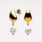Teardrop Pearl Earrings  GEMMACHIC