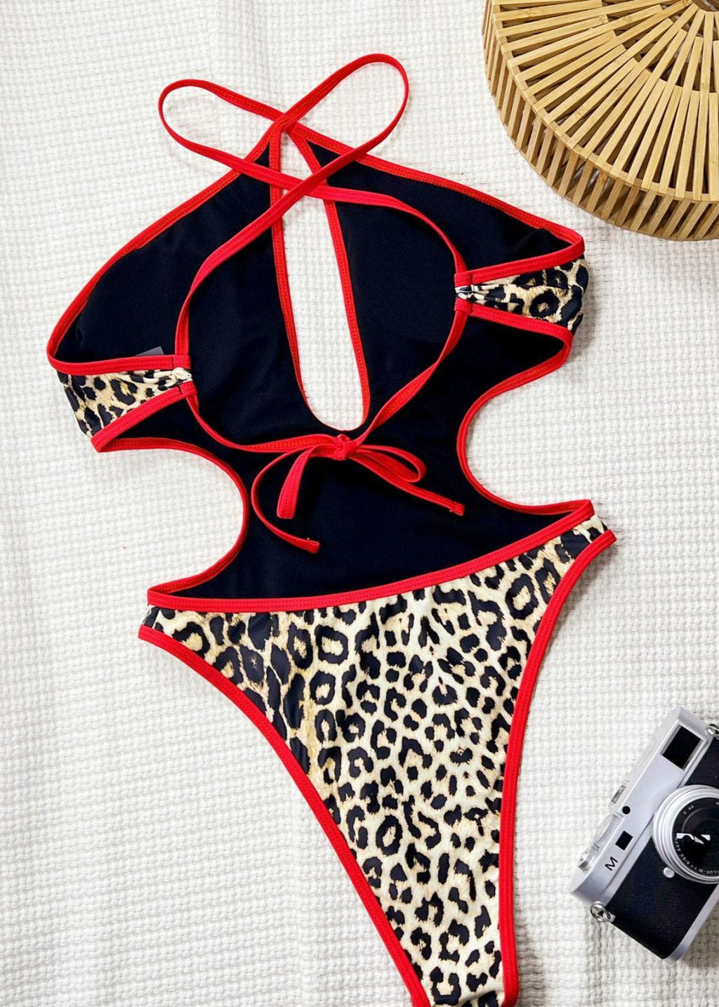 Wild Edge Cutout Leopard One-Piece Swimsuit  GEMMACHIC