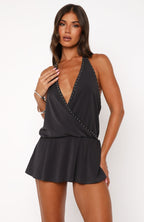 Favourite Moment Mini Dress Charcoal  GEMMACHIC