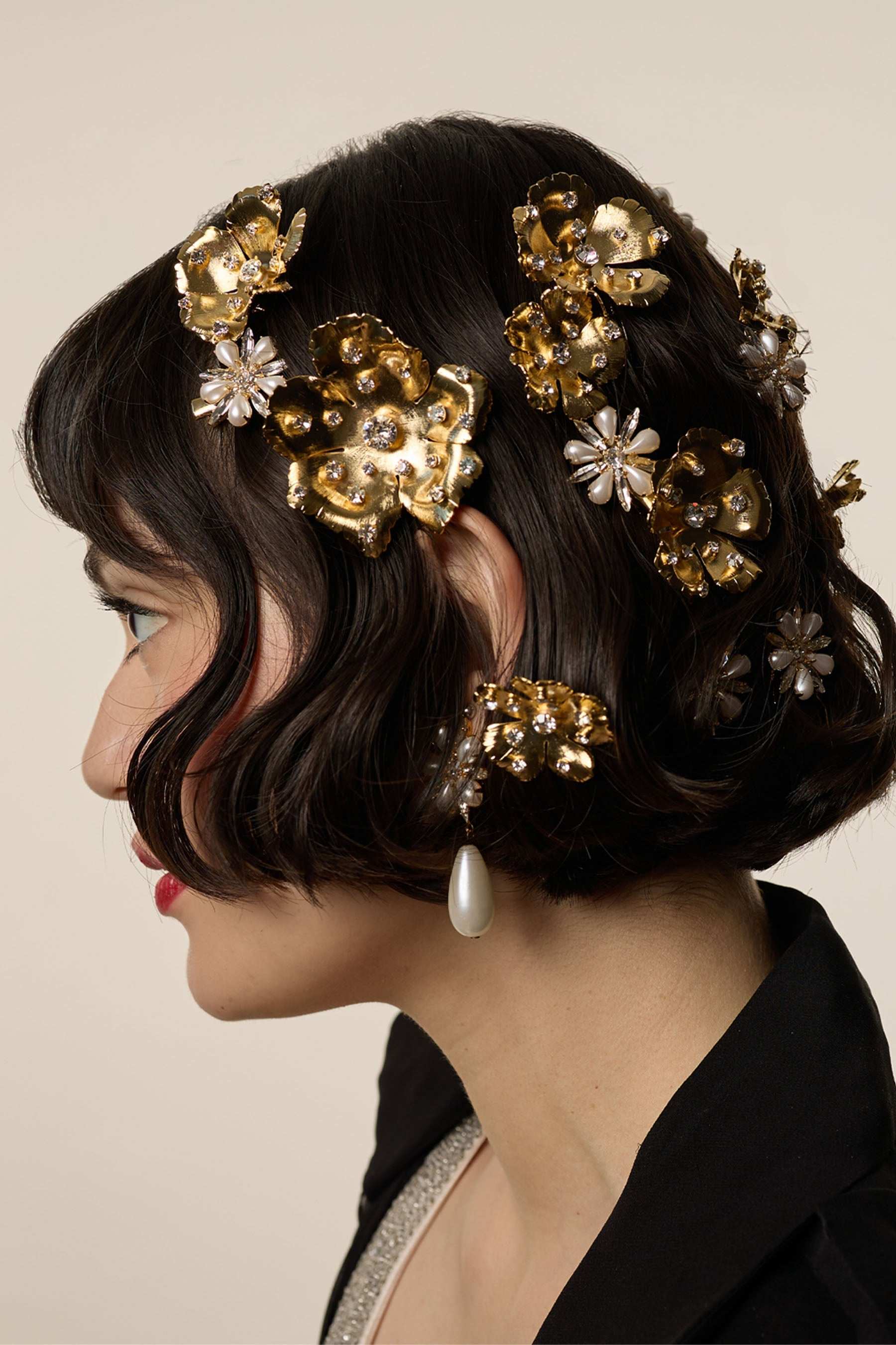 Annie Pearl and Crystal Clip