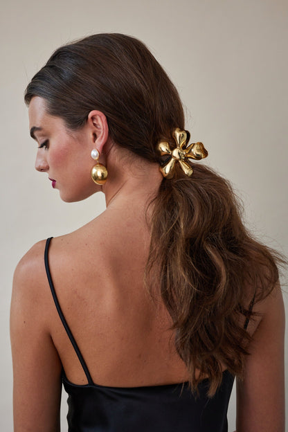 Glossy Daisy Claw Clip-Claw Clip