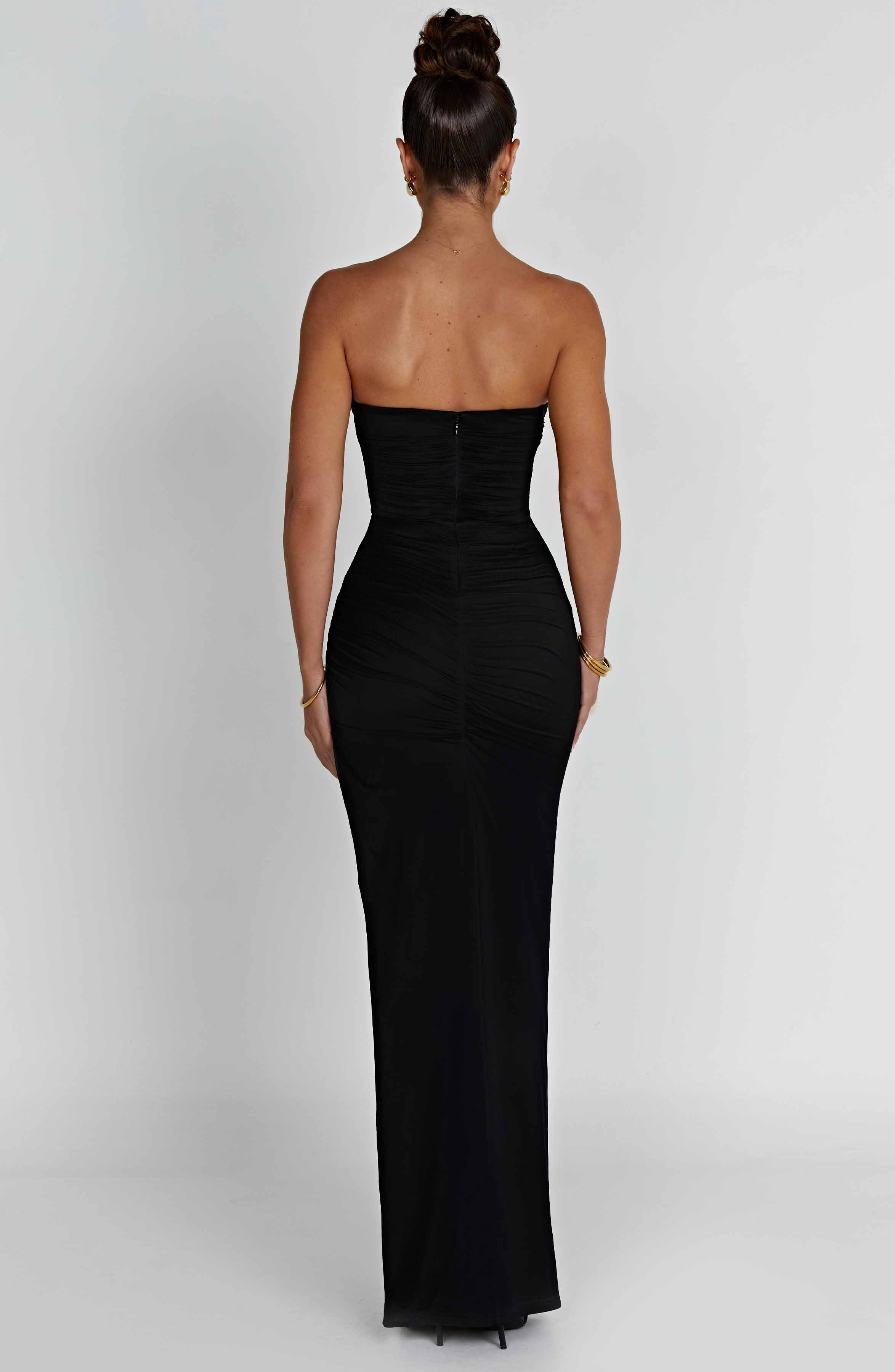 Giovanna Maxi Dress - Black  Gemma Chic