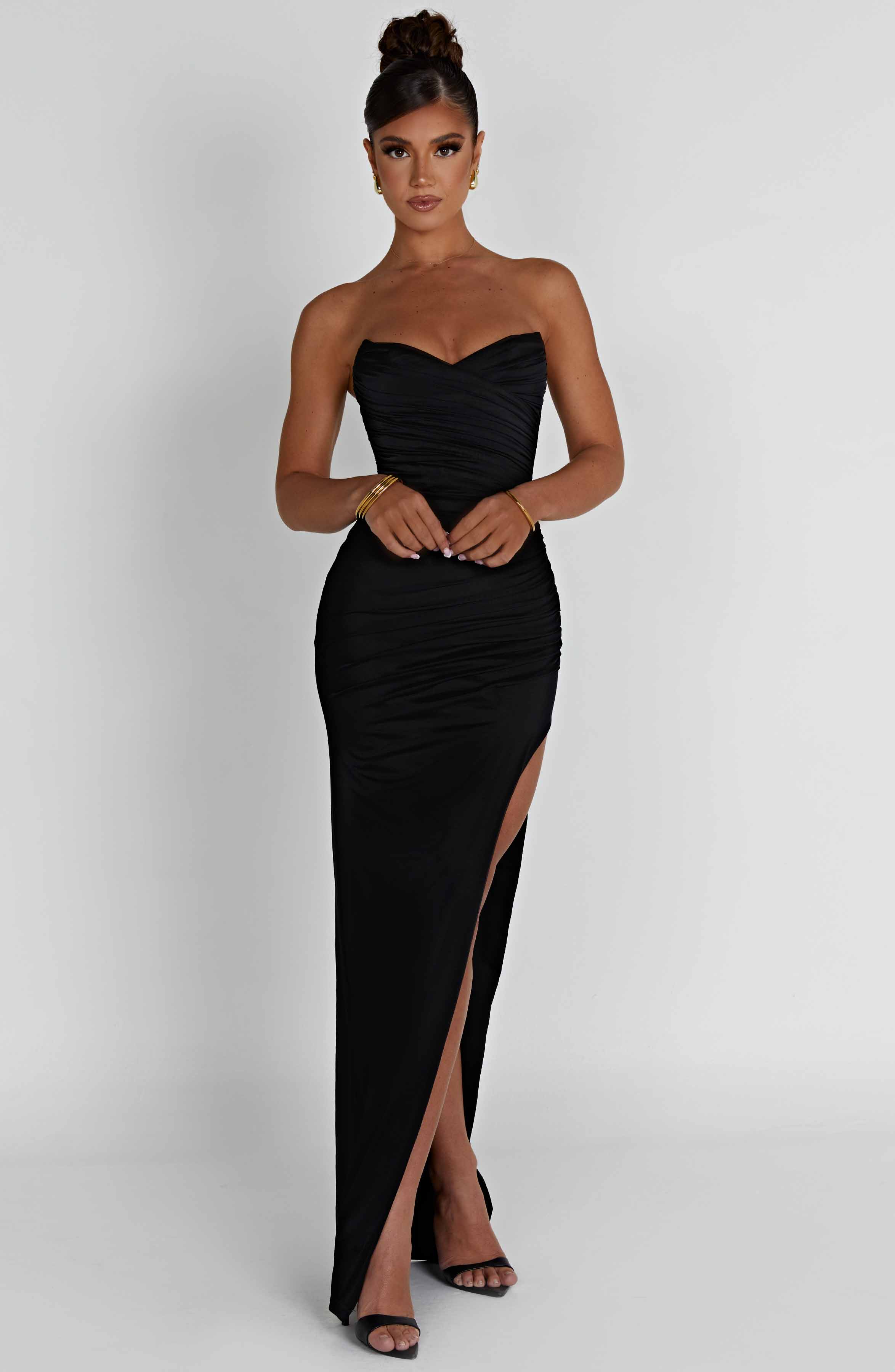 Giovanna Maxi Dress - Black  Gemma Chic