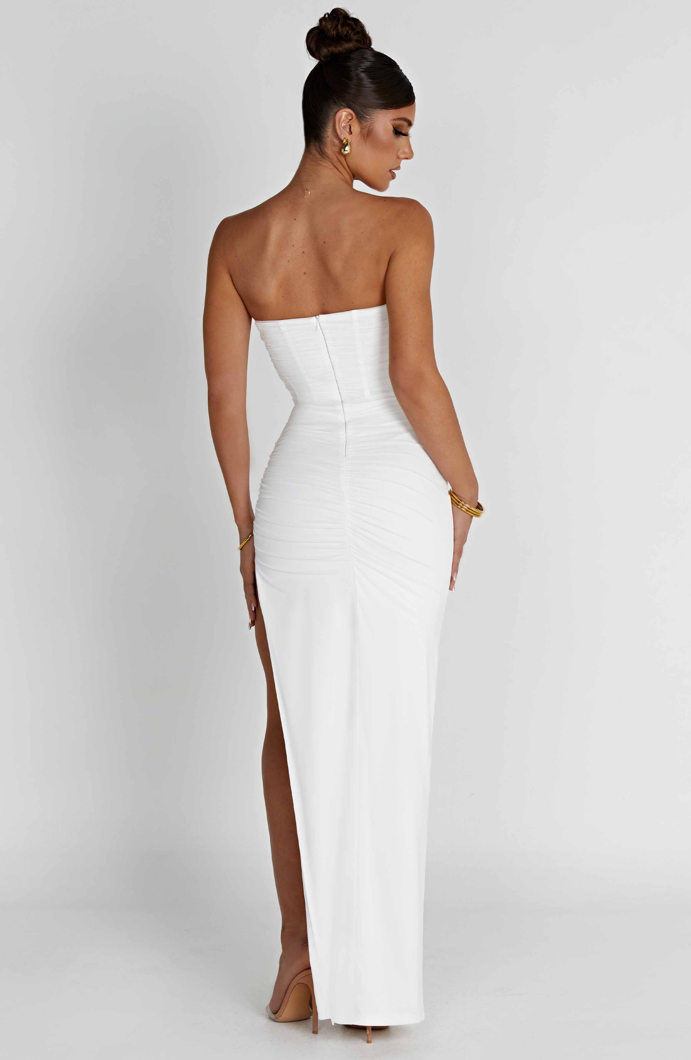 Giovanna Maxi Dress - Ivory  Gemma Chic