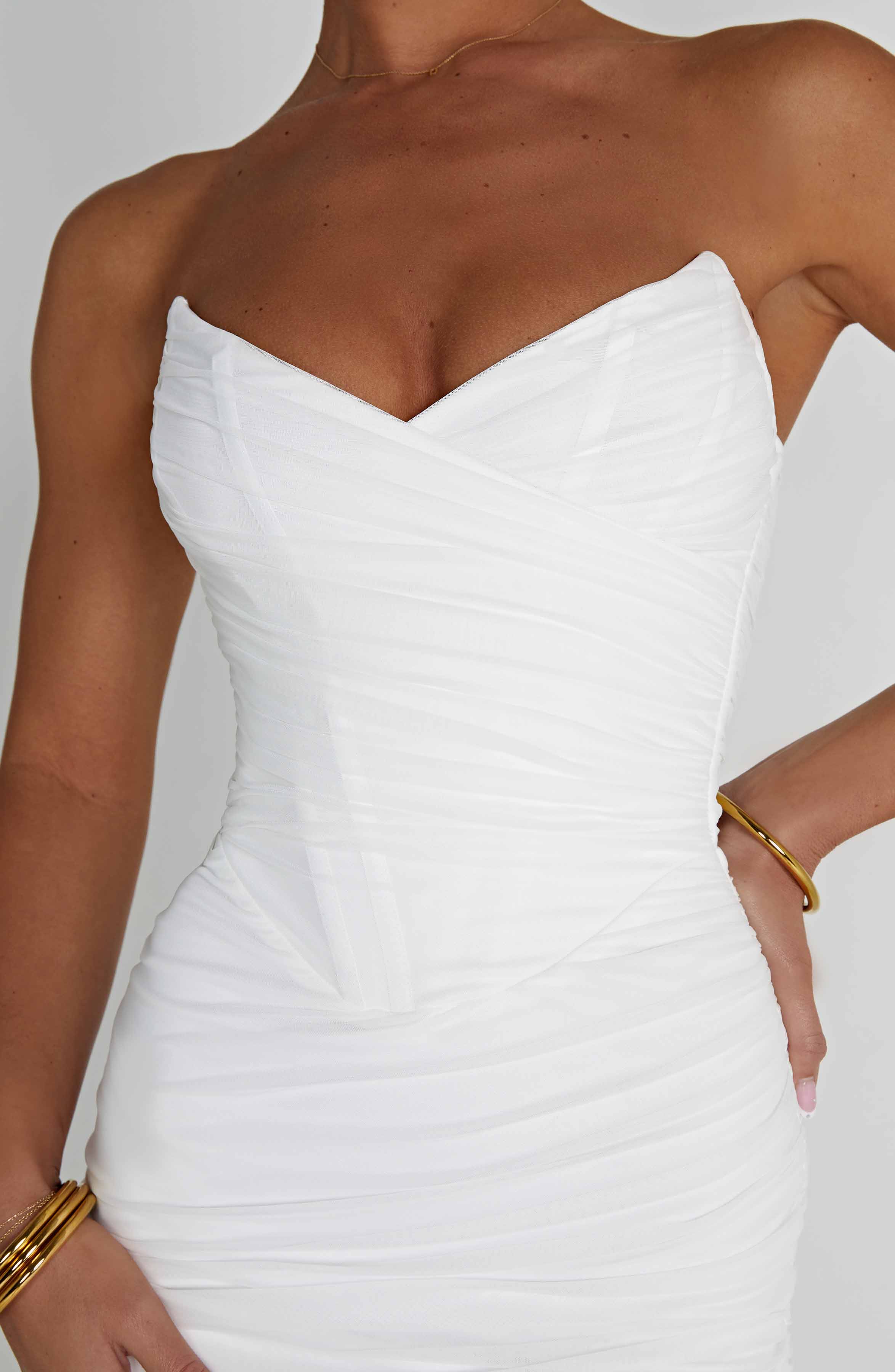 Giovanna Maxi Dress - Ivory  Gemma Chic