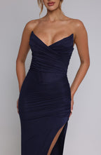 Giovanna Maxi Dress - Navy  Gemma Chic