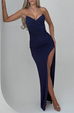 Giovanna Maxi Dress - Navy  Gemma Chic