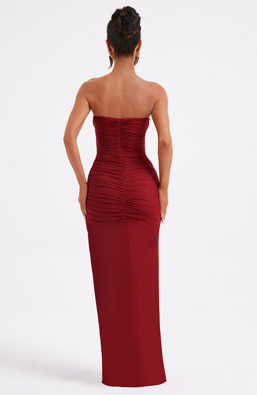 Giovanna Maxi Dress - Wine  Gemma Chic