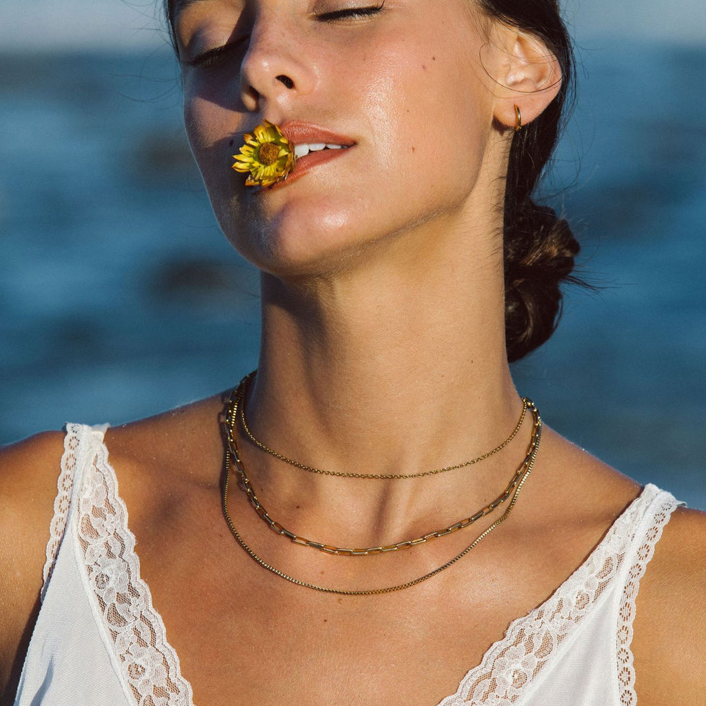 "Saona" Layered Necklace  GEMMACHIC