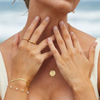 Island Medallion Necklace  GEMMACHIC