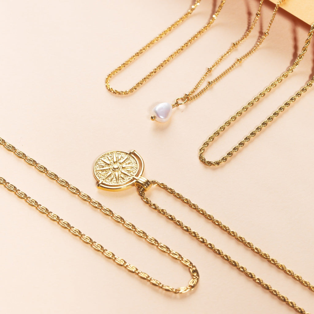 Golden Sun Necklace  GEMMACHIC