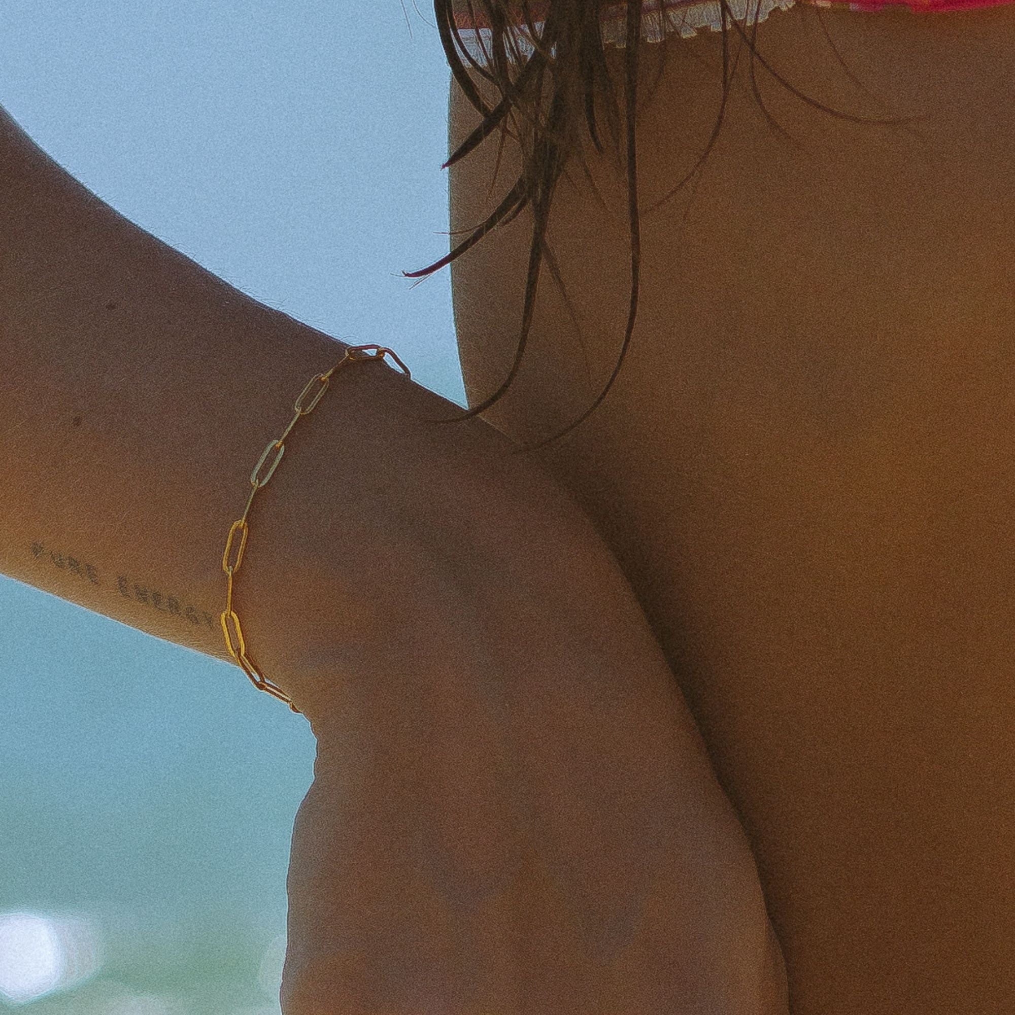 "Cozumel" Paperclip Bracelet  GEMMACHIC