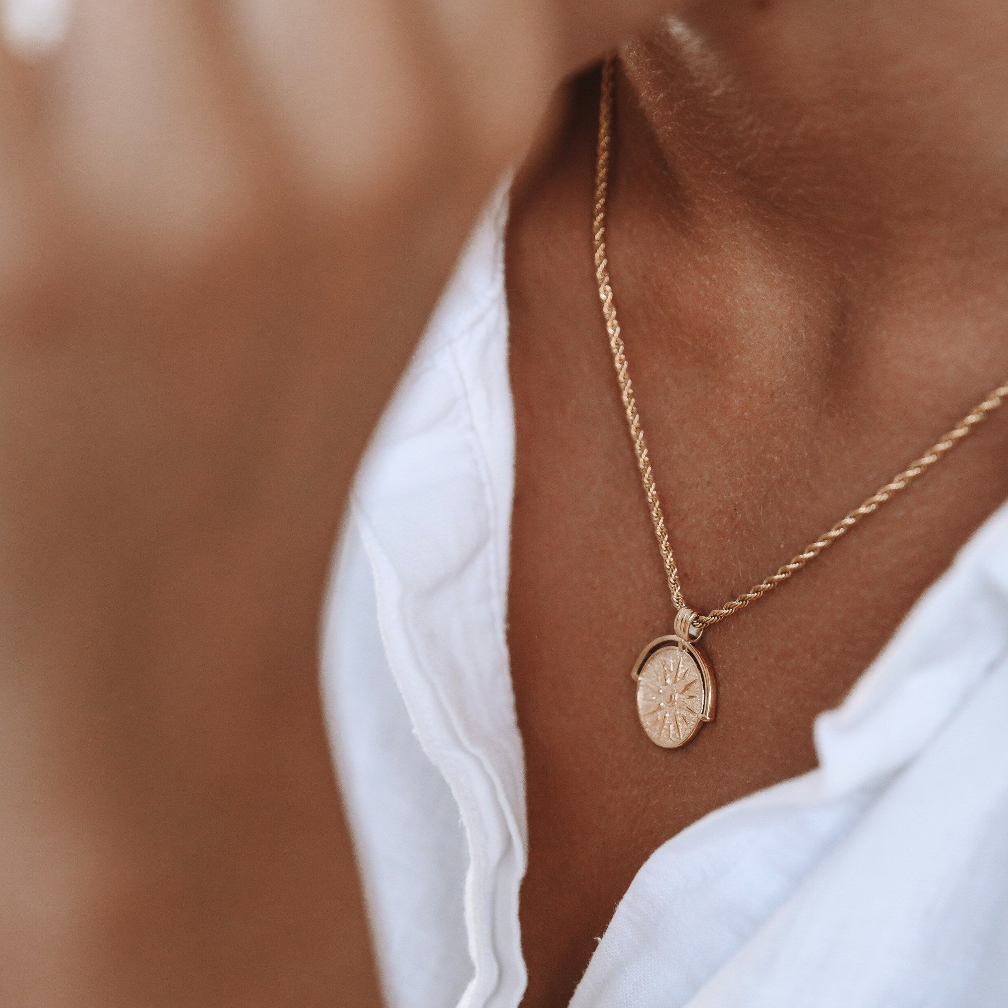 Golden Sun Necklace  GEMMACHIC