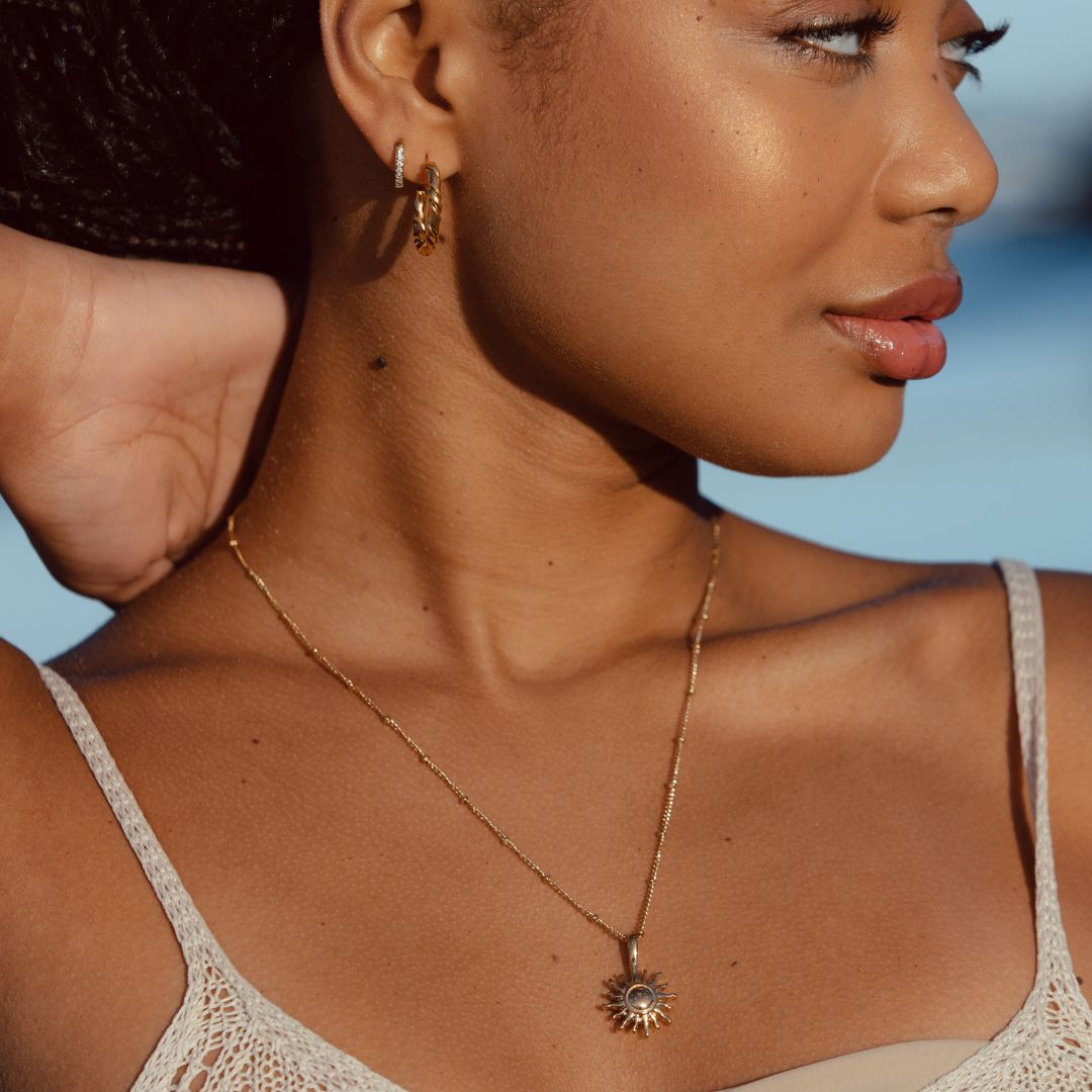 Sun Necklace  GEMMACHIC