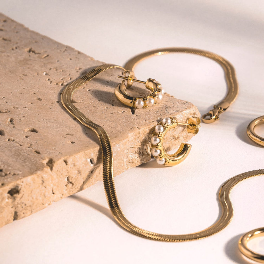 "Kauai" Herringbone Choker  GEMMACHIC