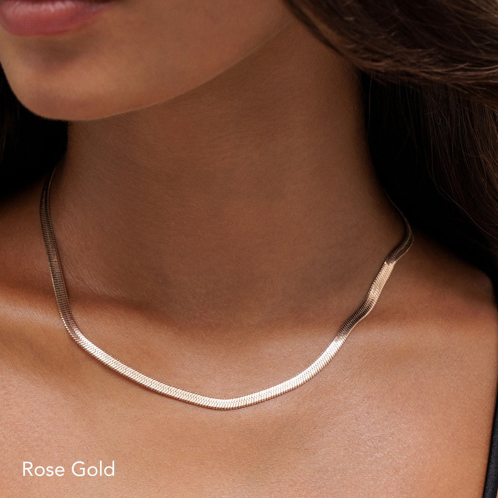 "Kauai" Herringbone Choker  GEMMACHIC