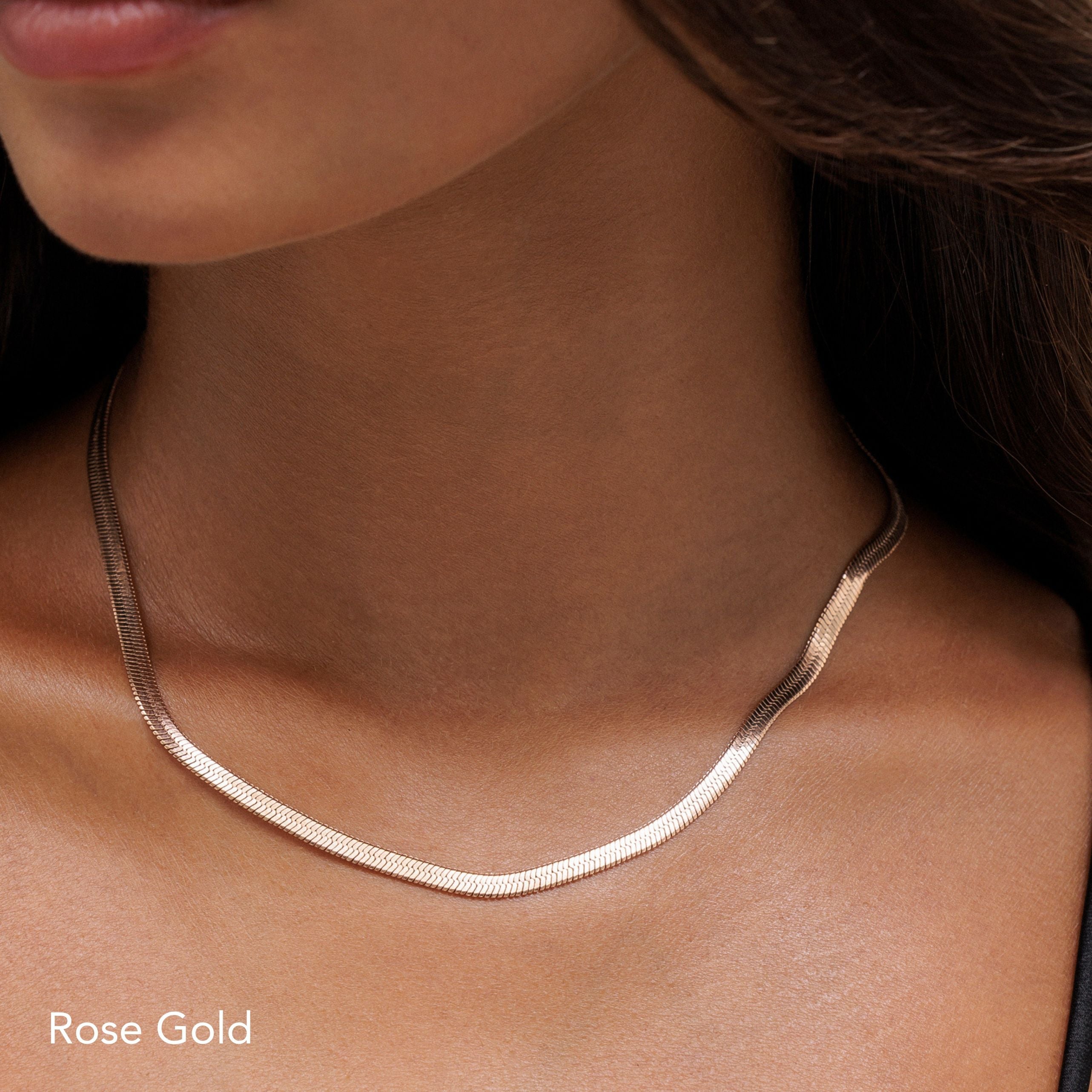 "Kauai" Herringbone Choker  GEMMACHIC