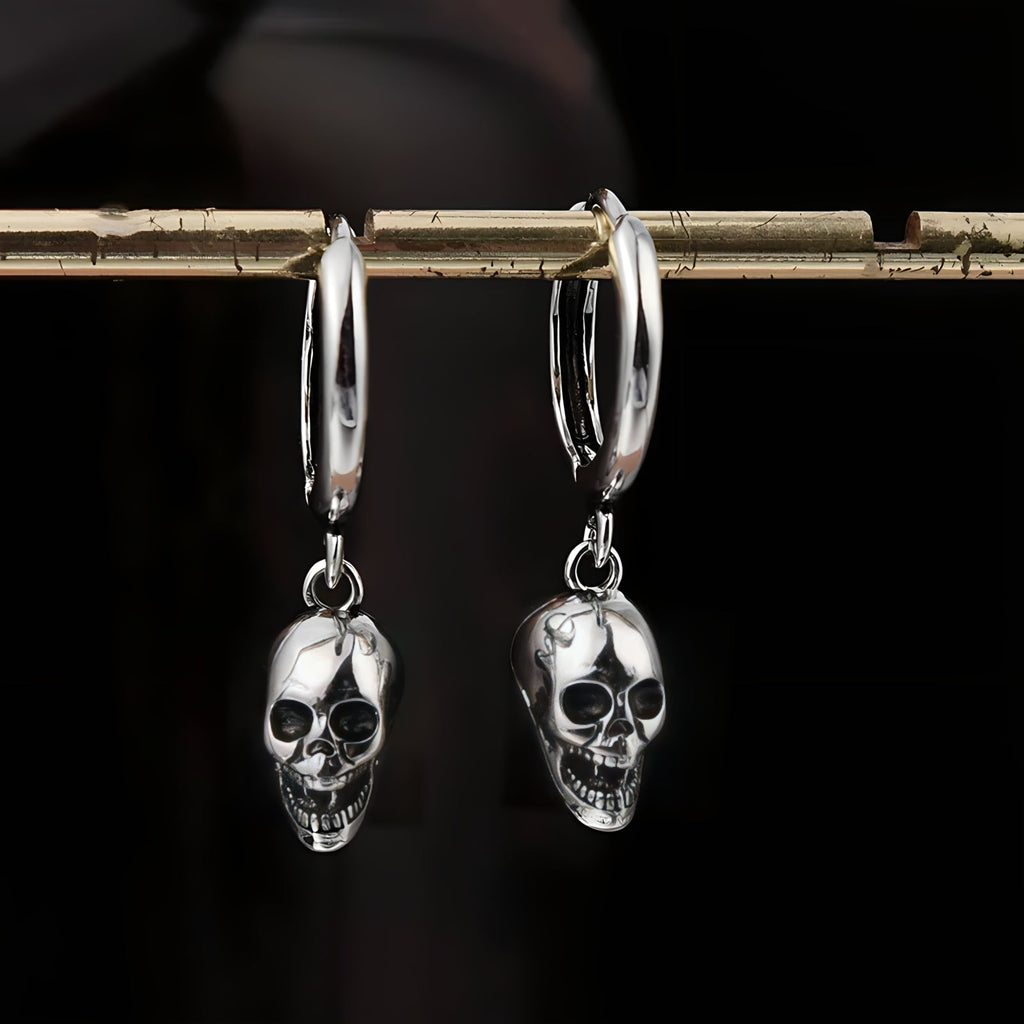 Death Hoop Earrings  GEMMACHIC