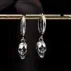 Death Hoop Earrings  GEMMACHIC