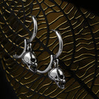 Death Hoop Earrings  GEMMACHIC