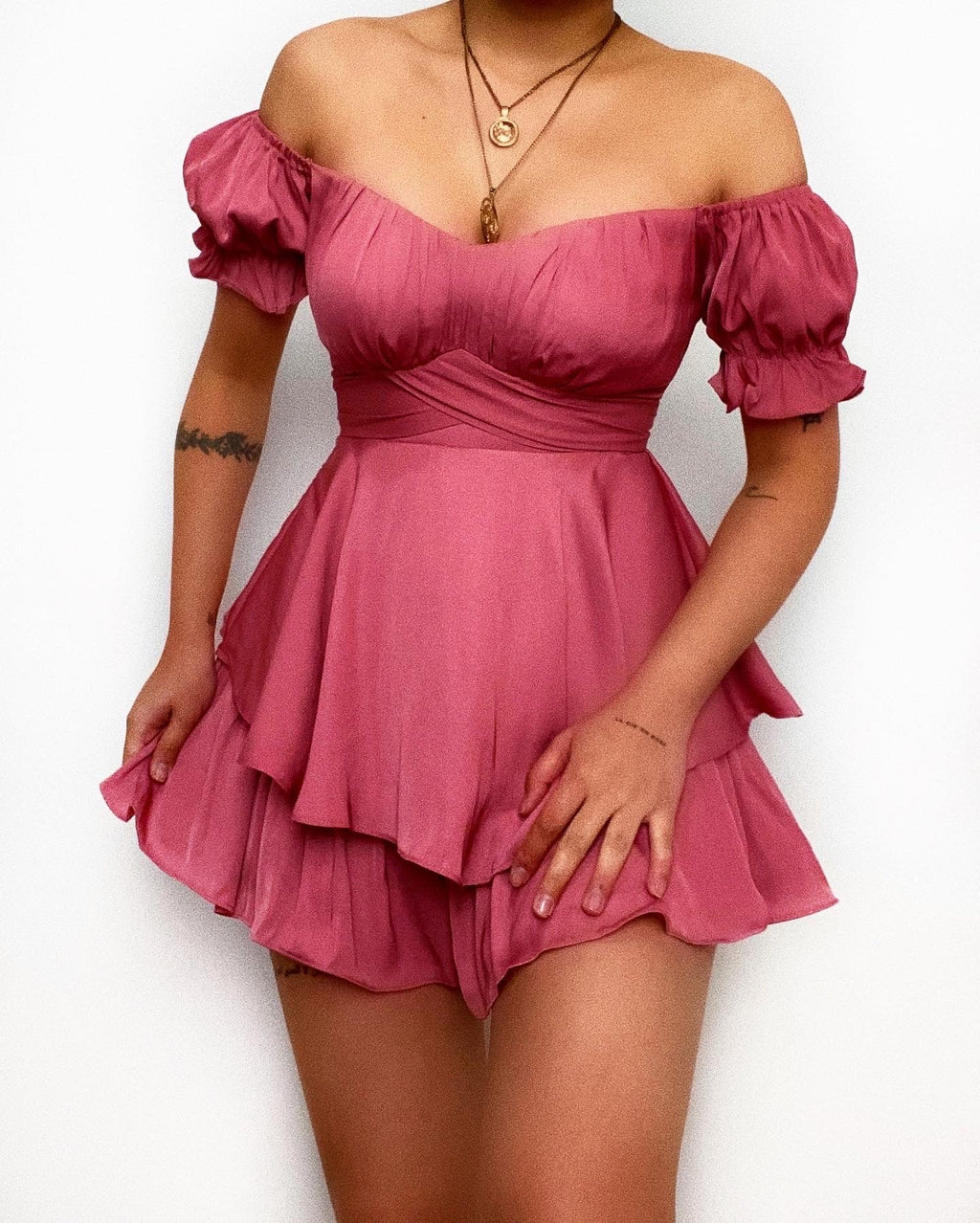 Auffie Playsuit - Rose  GEMMACHIC