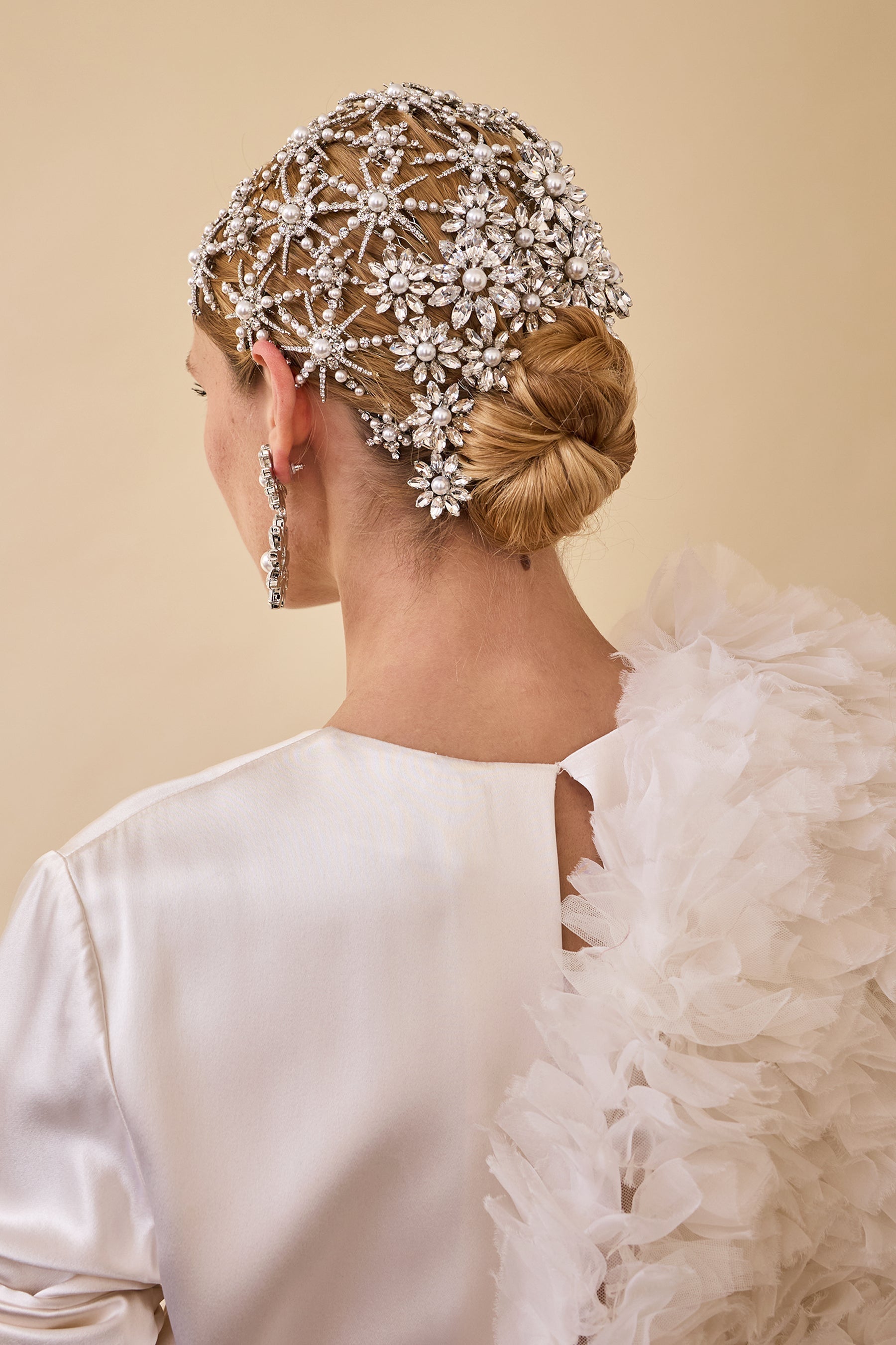 Starlet Pearl and Crystal Petite Comb  GEMMACHIC