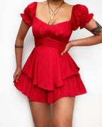 Auffie Playsuit - Red  GEMMACHIC