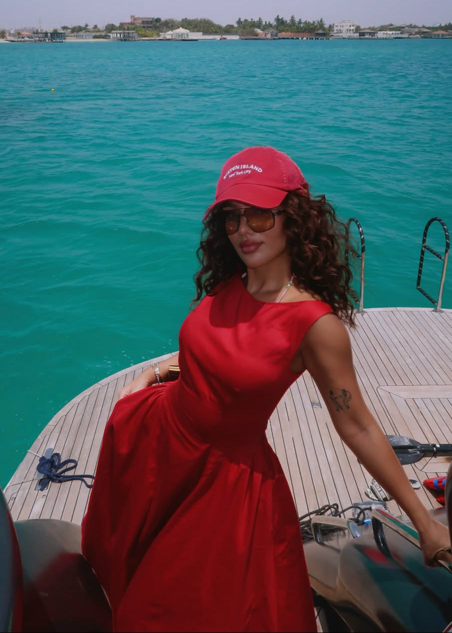 Jacqueline Dress - Red  GEMMACHIC