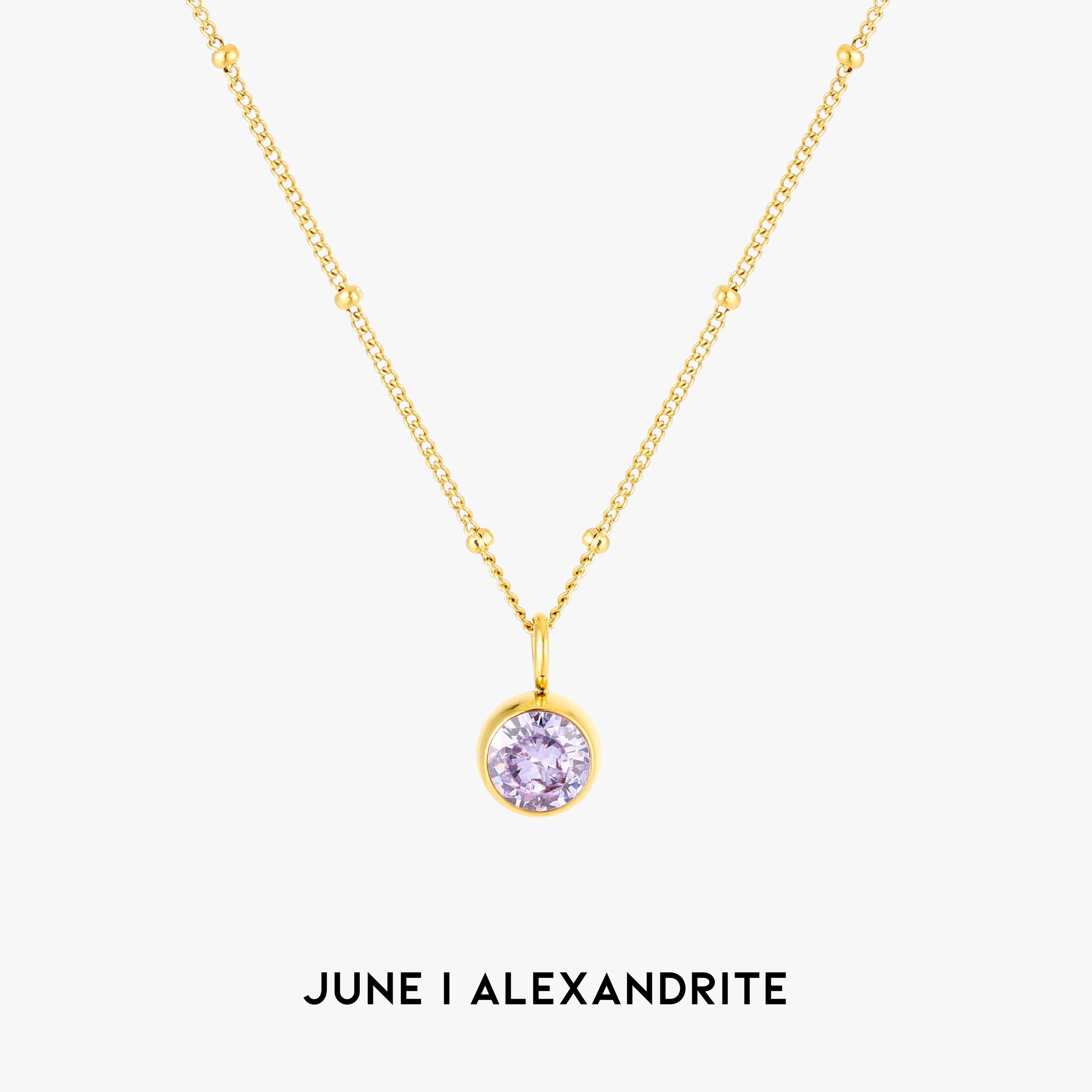 Birthstone Necklace  GEMMACHIC