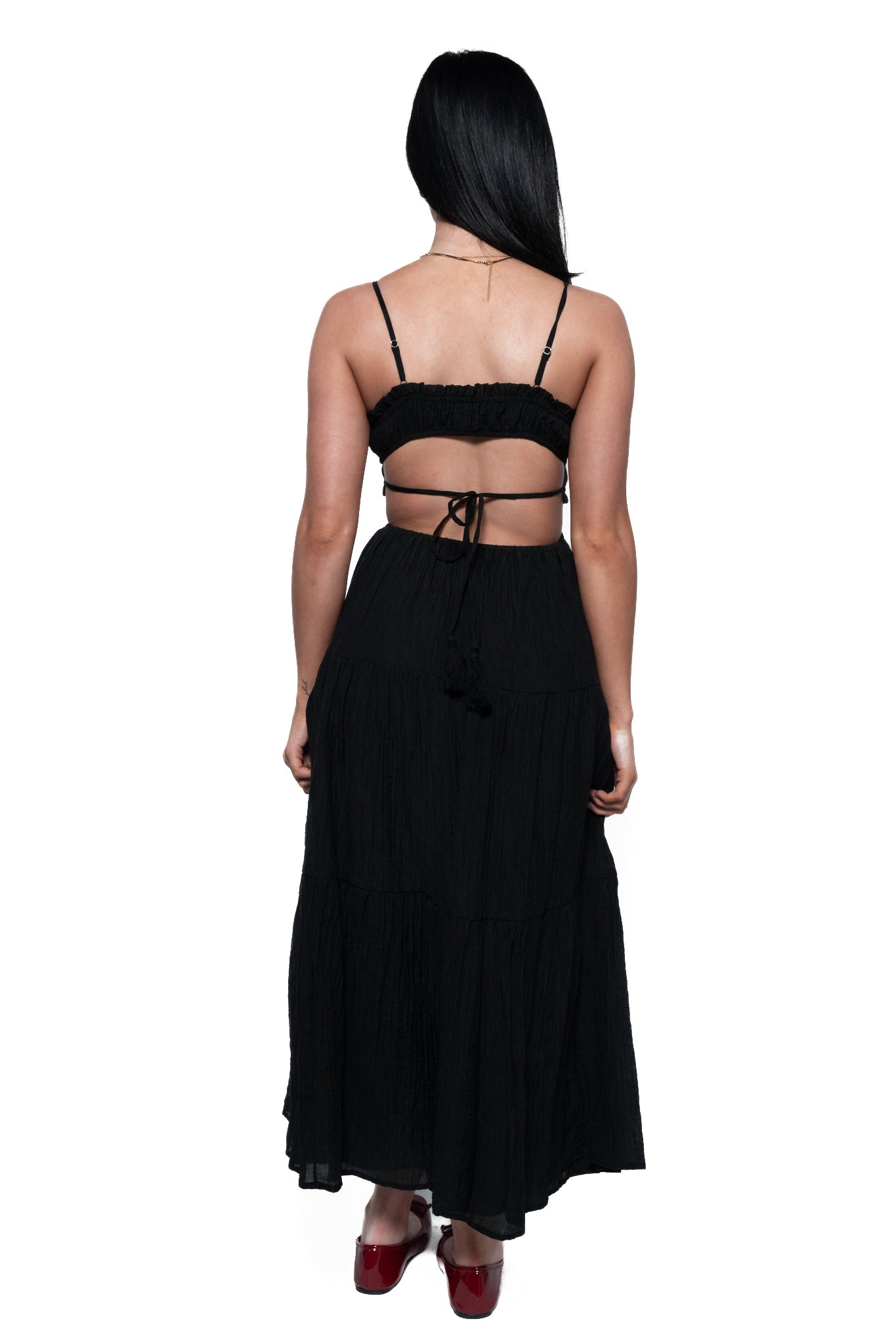 Rochelle Midi Dress - black  GEMMACHIC