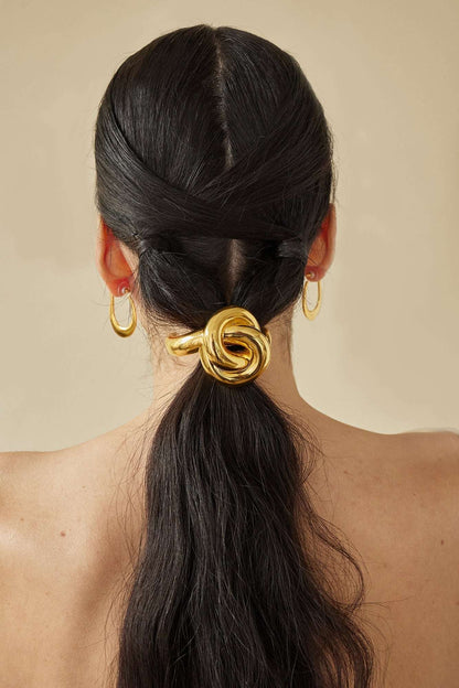 Glossy Knot Pony Cuff