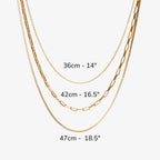 "Saona" Layered Necklace  GEMMACHIC