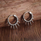 Spike Hoop Earrings  GEMMACHIC