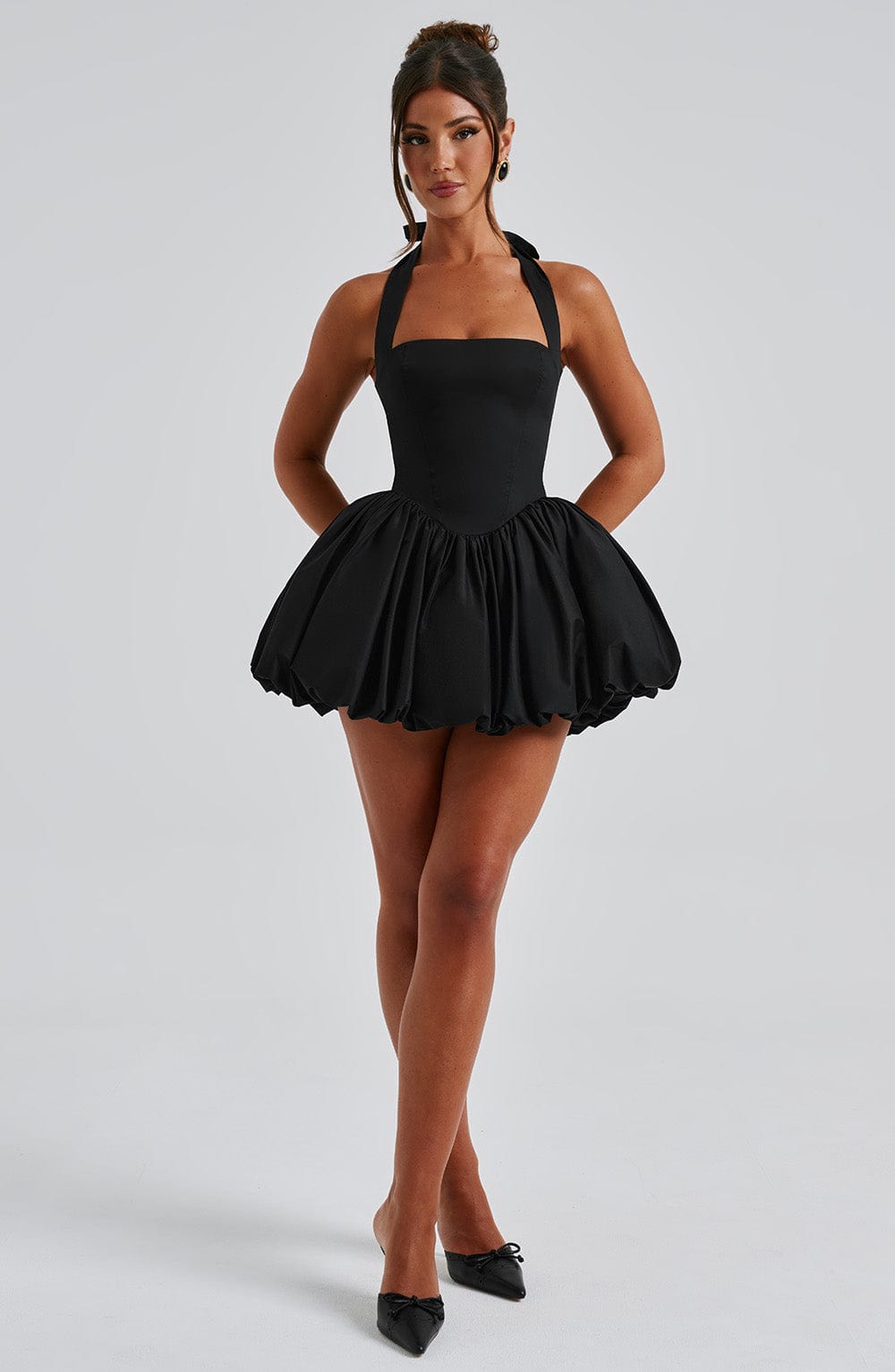 Maricia Mini Dress - Black  Gemma Chic