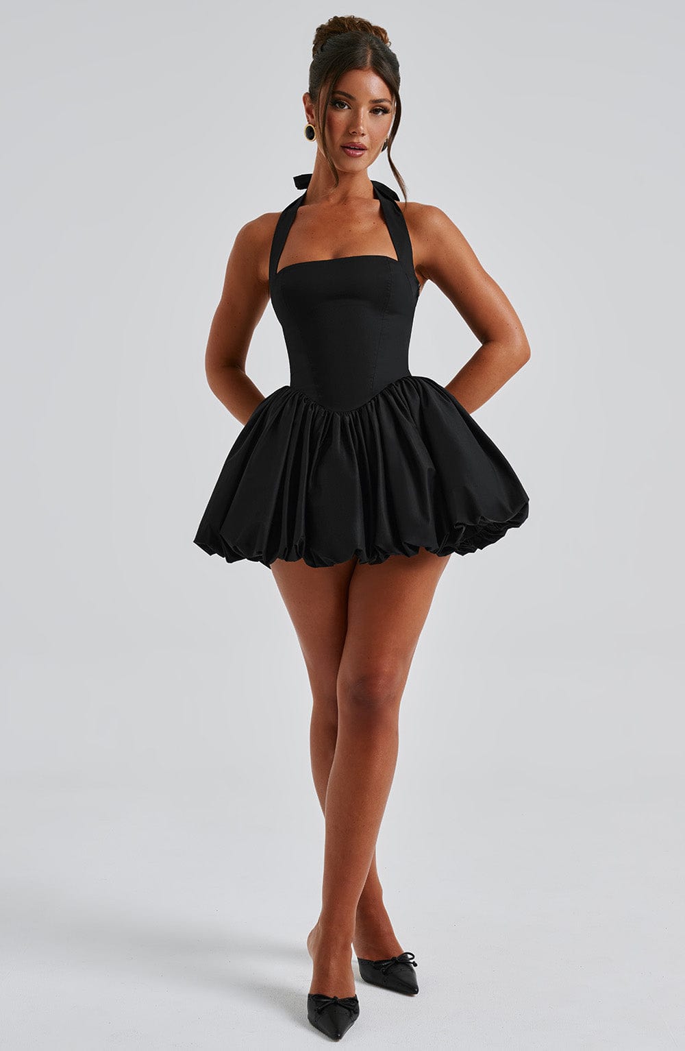 Maricia Mini Dress - Black  Gemma Chic