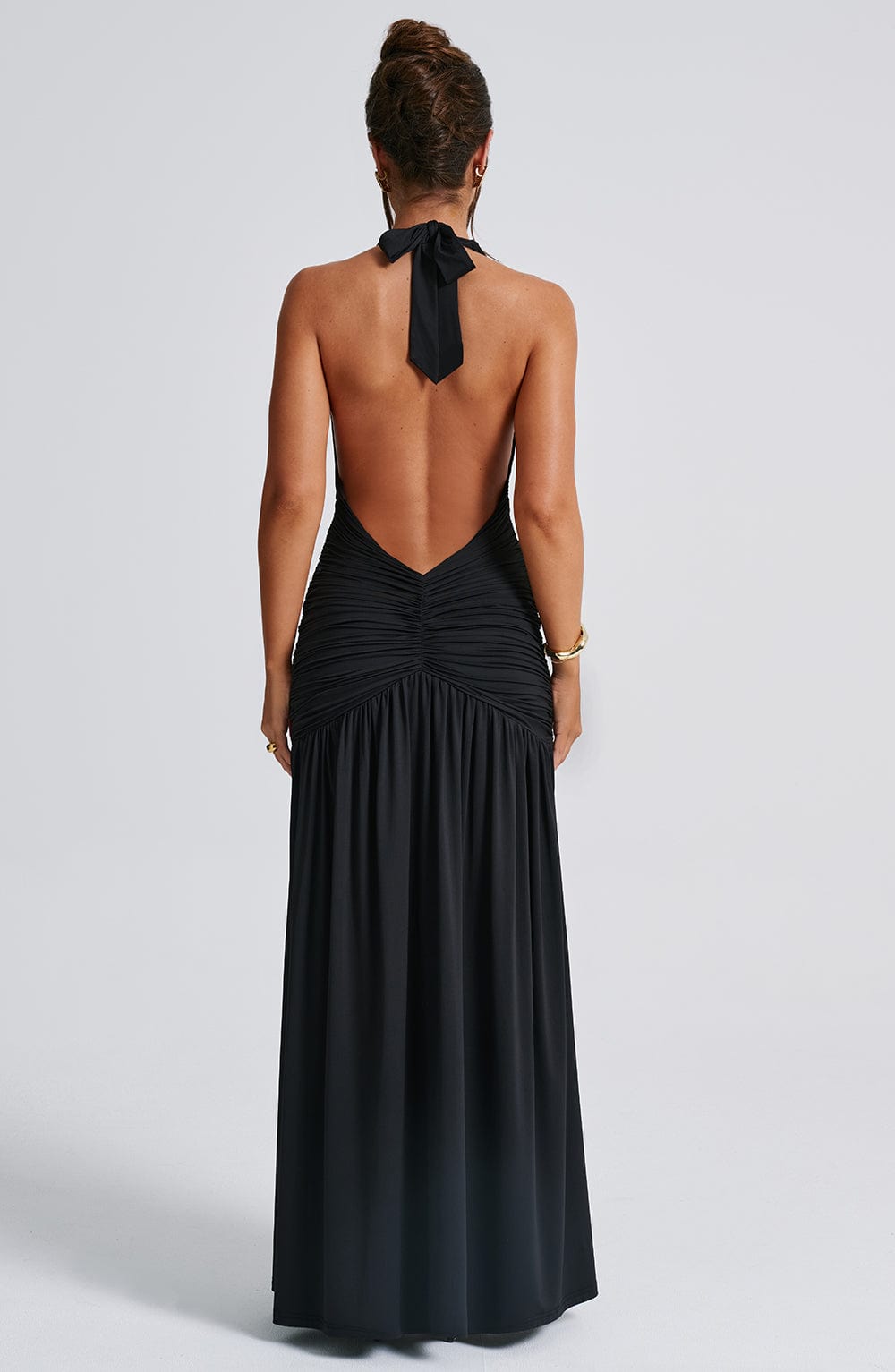 Melania Maxi Dress - Black  Gemma Chic