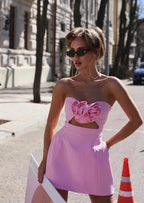 Valencia Dress - Baby Pink  GEMMACHIC