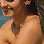 Dainty Gold Pearl Choker  GEMMACHIC